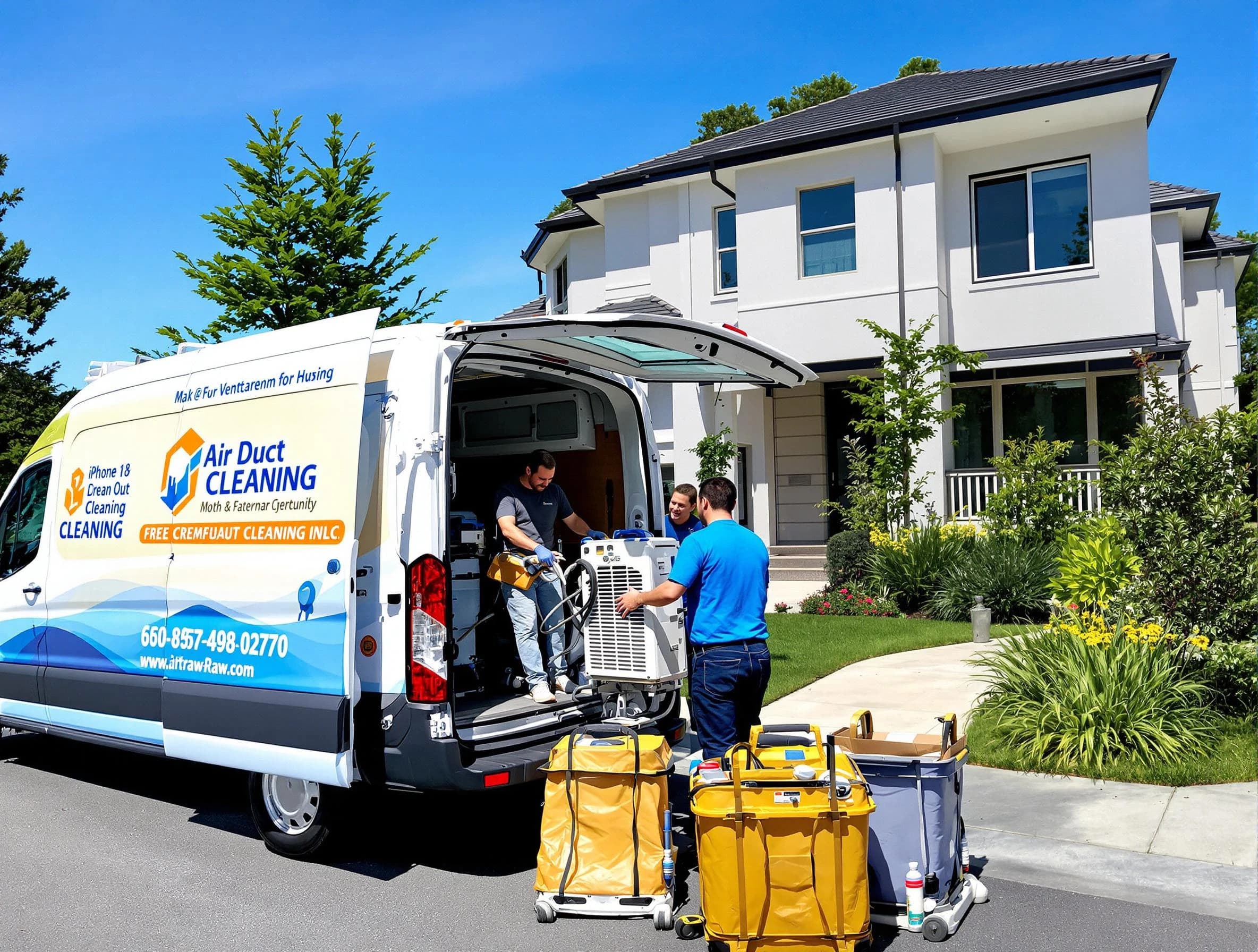 Gunbarrel Air Duct Cleaning technician performing professional air duct cleaning in Gunbarrel