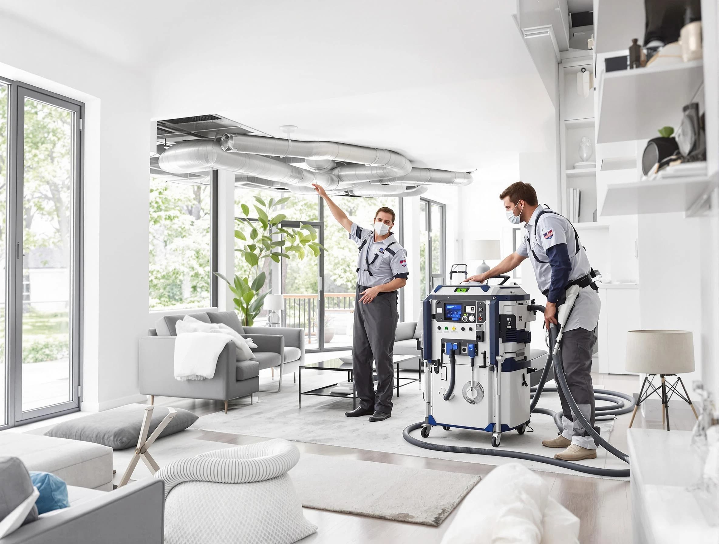 Gunbarrel Air Duct Cleaning professional conducting pure air duct cleaning with state-of-the-art equipment in Gunbarrel